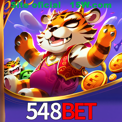 Imagem promocional da 548bet mostrando a plataforma e suas vantagens